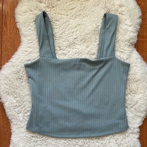 Teal Dynamite crop top